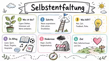 Vorschau - Arbeitsblätter - Arbeitsblatt "Selbstentfaltung und Selbstbegrenzung" + interaktive Lösung & MP3 + Infografiken - Seite 3