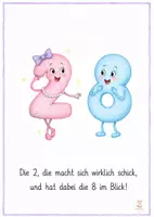 Vorschau - Fördermaterial/Inklusion - Verliebte Zahlen Tafelmaterial Klasse 1 Zahlzerlegung 10 - Seite 1
