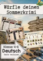 Vorschau - Arbeitsblätter - Würfelgeschichten: Sommerkrimi Deutsch 4-6 - Deckblatt