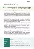 Vorschau - Arbeitsblätter - irubildung_Aschara Mubaschschara - Abdurrahman ibn Awf (ra) - Seite 1