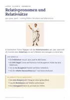 Vorschau - Arbeitsblätter - Relativpronomen Latein Klasse 8 - Arbeitsheft - Seite 1