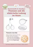 Vorschau - Stundenentwürfe - Atommodelle & Atombau: Thomson & elektrische Ladung im Atom - Deckblatt