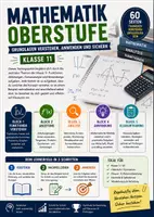Vorschau - Unterrichtsreihen - Mathematik Oberstufe | Trainingsheft Funktionen, Ableitungen & Kurvendiskussion | Klasse 11 | Klausurvorbereitung - Deckblatt
