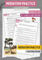 Vorschau - Arbeitsblätter - Mediation Practice / Sprachmittlung (Hati-Hati) - Deckblatt