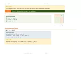Vorschau - Arbeitsblätter - Mathematik kompakt – Formelsammlung für die 3. Klasse AHS Formeln, Beispiele & Merkhilfen - Seite 3