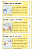 Vorschau - Arbeitsblätter - Abschreibkartei Sommer: Groß- und Kleinschreibung Kl.2/3 - Seite 2