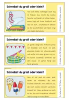 Vorschau - Arbeitsblätter - Abschreibkartei Sommer: Groß- und Kleinschreibung Kl.2/3 - Seite 3