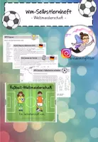 Vorschau - Arbeitsblätter - Wm-Selbstlernheft/Fußball-Lerntheke/Weltmeisterschaft - Deckblatt
