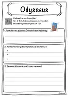 Vorschau - Unterrichtsreihen - Odysseus Lückentext mit Wortspeicher Hörverstehen und Suchsel - Seite 3