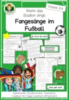 Vorschau - Stundenentwürfe - Fußball WM Musik: Fangesänge im Fußball entdecken (Grundschuöe Klasse 3-4) - Seite 1