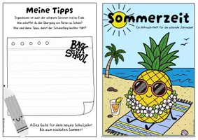 Vorschau - Mal- und Bastelvorlagen - Mitmachheft für die Sommerzeit, Sommerferien, Beschäftigung - Seite 1