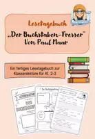Vorschau - Unterrichtsreihen - Lesebegleitheft Buchstaben-Fresser/Buchstabenfresser,Klassenlektüre - Deckblatt