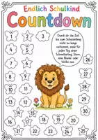 Vorschau - Arbeitsblätter - Schulanfang - Countdown Klassentiere - Seite 3