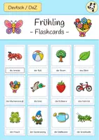 Vorschau - Präsentationen/Tafelbilder - Flashcards FRÜHLING - Deckblatt
