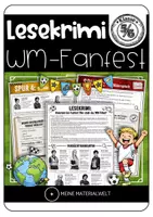 Vorschau - Arbeitsblätter - Lesekrimi WM-Fanfest Klasse 5/6 – Diebstahl beim Fanfest als Leseförderung im Deutschunterricht - Deckblatt