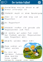 Vorschau - Arbeitsblätter - Graphemorientiertes Lesetraining Der tierliebe Fußball - Seite 2