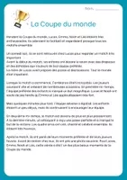 Vorschau - Arbeitsblätter - Lesetexte Französisch - mit Fragen und Vokabeln zum Text - Deckblatt