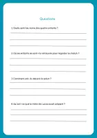Vorschau - Arbeitsblätter - Lesetexte Französisch - mit Fragen und Vokabeln zum Text - Seite 2