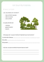 Vorschau - Arbeitsblätter - Un tour du monde- Fragen Text Buch Salut c'est à toi Buch 4 - Seite 3