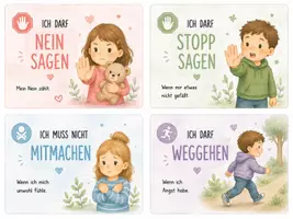 Vorschau - Bildkarten - Kinderschutz-Karten für Kita und Grundschule – Gefühle, Grenzen und Selbstschutz stärken - Seite 2