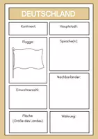 Vorschau - Arbeitsblätter - Steckbriefe Länder Europas und der Fussballweltmeisterschaft - Seite 3