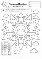 Vorschau - Arbeitsblätter - Rechenmandalas - Seite 3