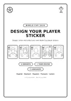 Vorschau - Arbeitsblätter - ⚽ WM 2026 – Gestalte deinen Spieler-Sticker | 5 Sprachen | Klassenposter - Seite 3
