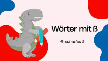 Vorschau - Spiele - Wörter mit ß - Deckblatt
