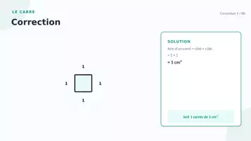 Aperçu - Préparation de séquence / Séquence complète - Calculer l'aire — 80 exercices CM1-CM2 - Page 2