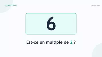 Aperçu - Présentation / Support pour le tableau - Les multiples — 80 exercices CM1-CM2 - Page 1