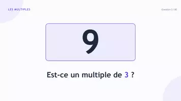 Aperçu - Présentation / Support pour le tableau - Les multiples — 80 exercices CM1-CM2 - Page 3