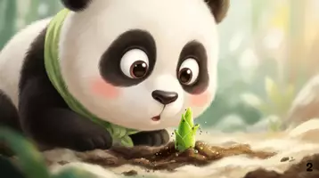 Vorschau - Bildkarten - Kamishibai – Tom, der Panda lernt Geduld | Soziales Lernen - Seite 3