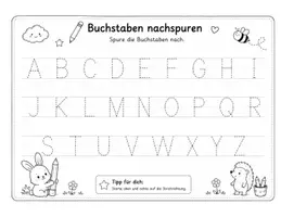 Vorschau - Arbeitsblätter - Schulstart-Miniheft – Feinmotorik, Buchstaben, Zahlen, Muster & erstes Rechnen - Seite 3