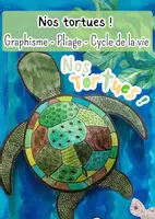Aperçu - Matériel pour travaux manuels / dessin - Les tortues ! - Page de couverture