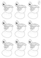 Aperçu - Matériel pour travaux manuels / dessin - Les tortues ! - Page 3