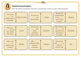 Vista previa - Juegos / Gamificación - Dominó Participios - página 1