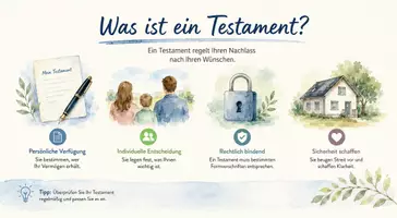 Vorschau - Arbeitsblätter - Arbeitsblätter zum Thema "Was ist ein Testament?" + Lösung & MP3 + Infografik - Seite 3