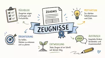Vorschau - Arbeitsblätter - Arbeitsblätter zum Thema "Zeugnis" + Lösung & MP3 + Mindmap + Infografik - Seite 1
