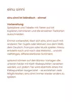 Vorschau - Unterrichtsreihen - Komm, spiel mit mir_Elch_einu sinni- schwierig - Seite 1
