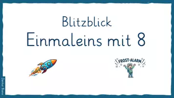 Vorschau - Spiele - Einmaleins mit 8 - Blitzblick - digitale Tafel - 2./3. Klasse - Seite 2