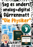 Vorschau - Spiele - Sag es anders (analog und digital) - Dürrenmatt - Die Physiker - Deckblatt