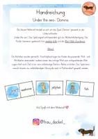 Vorschau - Spiele - Domino - „Under the sea" - spielerische Wortschatzfestigung - Seite 1