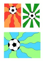 Vorschau - Mal- und Bastelvorlagen - Kunstprojekt Fußball ⚽ - Seite 3