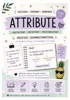 Vorschau - Arbeitsblätter - Attribute kennenlernen und verstehen - Fokus auf Genitivattribute, Präpositionalattribute, Adjektivattribute - Deckblatt