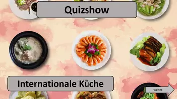 Vorschau - Interaktives Material - Quizshow: Internationale Küche - Deckblatt