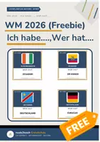 Vorschau - Spiele - Freebie_WM 2026 - "Ich habe - Wer hat? - FLAGGEN-Kettenspiel WM 2026 (Klasse 1-4) - Seite 1