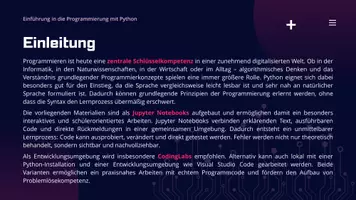Vorschau - Stundenentwürfe - Einführung in die Programmierung mit Python - Lektion 01-05 - Seite 2
