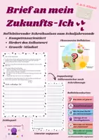 Vorschau - Stundenentwürfe - Brief an Zukunfts-Ich: Jahrsreflektion alle Klassenstufen - Deckblatt