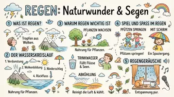 Vorschau - Arbeitsblätter - Arbeitsblatt "Regen" + Onlineübung & MP3 + Infografiken - Seite 2