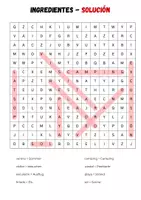 Vorschau - Arbeitsblätter - Sopa de letras / Suchsel: Ferien (Spanisch) - Seite 2